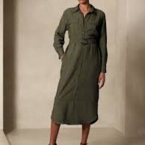 Like New - UTILITY MAXI SHIRTDRESS